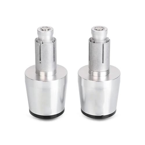 7/8 "22mm Motorrad Lenker Griffe Kappe Ende Griff Bar Ends Stecker Für CBR600RR CBR 600 RR CBR600 RR 2003-2018 2017 2016(Silver-black) von WestCH