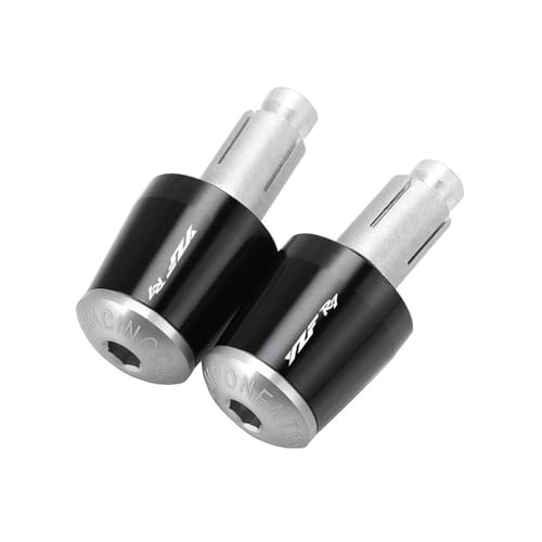Für YZFR7 YZF R7 YZF-R7 2024 2023 2022 2021 2020 Motorrad Zubehör 22MM Lenker Handgriffe Griff Bar End Kappe Stecker(Silver) von WestCH
