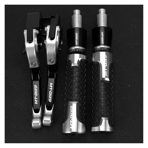 Kupplung 2023 Für MT09 SP MT-09 SP 2022 MT 09 Motorradteile: Ausziehbare, Verstellbare Bremskupplungshebel Und Lenkergriffe Bremsgriff(Silver) von WestCH