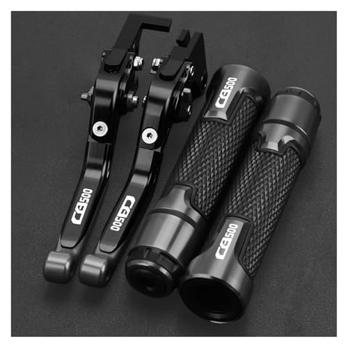 Kupplung CB 500X 500F Für CB500 F CB500X 2022 Motorrad Verstellbare, Klappbare Bremskupplungshebel, 22 Mm Lenkergriff, CB 500 F/X Bremsgriff(Grey) von WestCH