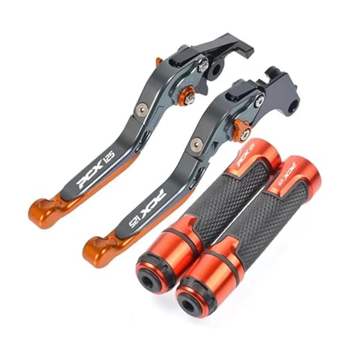 Kupplung FÜR PCX125 PCX 125 2018 2019 2020 2021 2022 Motorrad-Roller-Zubehör Bremskupplungshebel Lenkergriffe Bremsgriff(Orange) von WestCH