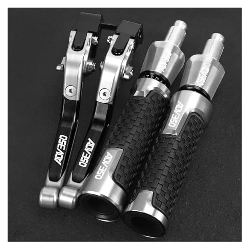 Kupplung Für ADV 350 ADV350 2021 2022 2023-2025 Motorradzubehör: Verstellbare Bremskupplungshebel, Lenkergriffe Bremsgriff(Silver) von WestCH