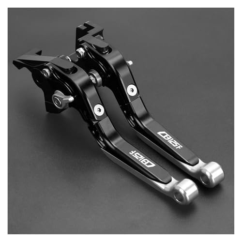 Kupplung Für CB125F CB 125F 2016 CB125 F Zubehör Motorradteile Bremskupplungshebel Verstellbarer, Klappbarer Und Ausziehbarer Lenke Bremsgriff(Silver) von WestCH