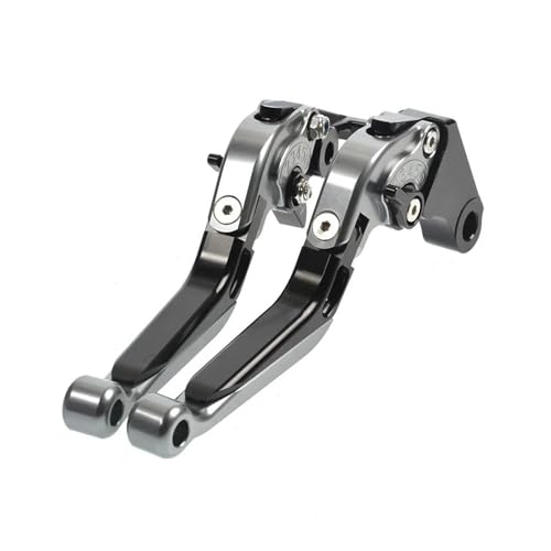 Kupplung Für CB750 CB 750 HORNET Cb750 CB750HORNET 2023 2024 Motorrad Verstellbare Bremskupplungshebel Lenkergriffe Bremsgriff(Grey) von WestCH