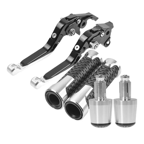 Kupplung Für SUZUKI GSR600 GSR 600 2011 2010 2009 2008 2007 2006 Motorrad-Bremskupplungshebel, 22 Mm Griffende, Lenkergriffe Bremsgriff(Silver) von WestCH