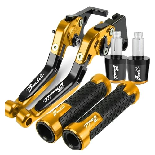 Kupplung Für Suzuki GSF 600 BANDIT 1995–2004, 2001, 2002, 2003, Bandit, Motorrad-Bremskupplungshebel, GSF600, 22 Mm Lenkergriffe Bremsgriff(Gold) von WestCH