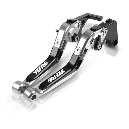 Kupplung Für YZFR6 YZF-R6 1999 2000 2001 2002 2003 2004 Motorrad Aluminium Kupplungshebel Bremshebel Lenkergriffe Bremsgriff(Silver) von WestCH