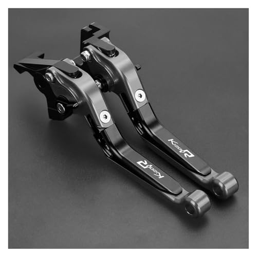 Kupplung Motorrad Für BMW K1200R K 1200R K1200 R 2005 2006 2007 2008 Teile Bremskupplungshebel Verstellbarer, Klappbarer Und Ausziehbarer Lenker Bremsgriff(Grey) von WestCH