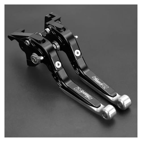 Kupplung Motorrad Für BMW K1200RSPORT K1200R SPORT 2006 2007 2008 Bremskupplungshebel, Verstellbar, Klappbar, Ausziehbar Bremsgriff(Silver) von WestCH
