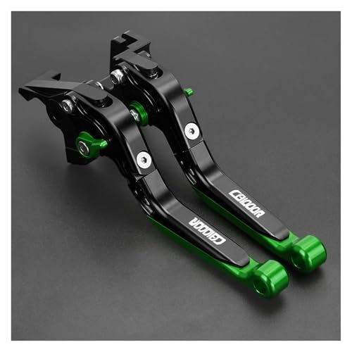 Kupplung Motorrad Für CB1000R 2008 2009 2010 2011 2012-2017 Bremskupplungshebel, Verstellbar, Klappbar, Ausziehbar Bremsgriff(Black Green) von WestCH