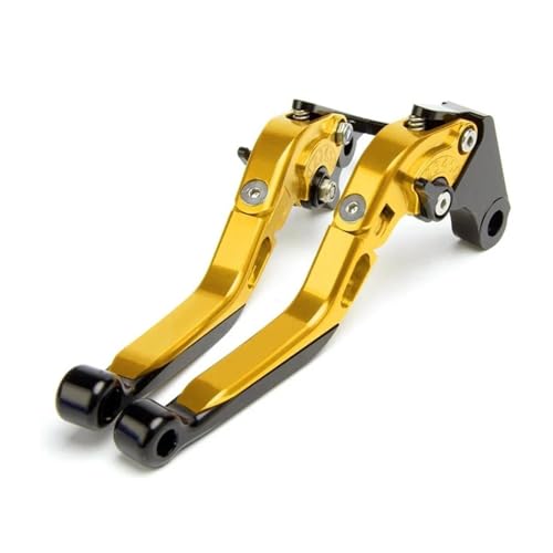 Kupplung Motorrad Für Suzuki DL1000 V-Strom 1000 V-Strom DL 1000 2002–2016 2015 2014 2013 Bremskupplungshebel Lenkergriffe Verstellbar Bremsgriff(Gold) von WestCH