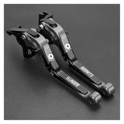 Kupplung Motorradzubehör Für DUCATI 620MTS 620 MTS 2003–2006 2005 2004 Verstellbare Brems- Und Kupplungshebel Bremsgriff(Grey) von WestCH