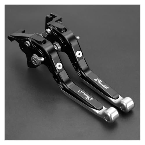 Kupplung Motorradzubehör Für Suzuki Bandit GSF650 BANDIT 650 650S 2005 2006 Verstellbare Brems- Und Kupplungshebel Bremsgriff(Silver) von WestCH