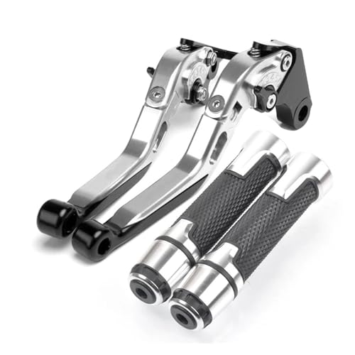 Kupplung Motorradzubehör: Verstellbare Brems- Und Kupplungshebel, Lenkergriffe Für Z1000 (2007–2016, 2015–2014) Bremsgriff(Silver) von WestCH
