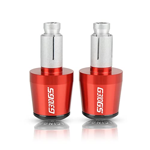Motorrad 7/8 "22 MM Lenker Handgriffe Griff Bar End Kappe Für BMW G310GS G 310GS G 310 GS G310gs 2017 2018 Griff Griffe Kappe(Red-Black) von WestCH