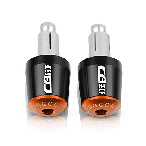 Motorrad Bremskupplungshebel Lenker Handgriffe Für CB650F CBR650F CB 650F CB 650 F 2014 2015 2016 2017 2018 Teile(Black - orange) von WestCH