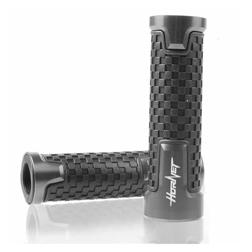 Motorrad Griff 7/8 Zoll 22 Mm Universal-Motorrad-Lenkergriff Für CB 599 CB 600 CB599 CB600F HORNET 1998-2006 2003 2004 Motorrad-Lenkergriffe(Grey) von WestCH