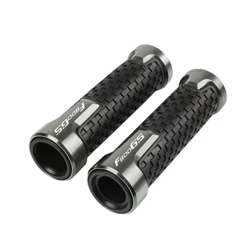 Motorrad Griff Für BMW F800GS F800 GS F 800 GS 2008 2009 2010 2011 2012 2013 2014 2015 Motorrad Rutschfester Lenkergriff Gasgriff CNC Handgriff Motorrad-Lenkergriffe(Grey) von WestCH