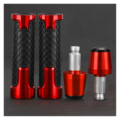 Motorrad Griff Für CBR650F CBR 650F CBR650 F 2014 2015 2016 Motorradzubehör 7/8" 22MM Lenkergriffe Lenkerkappen Endstopfen Motorrad-Lenkergriffe(Red Red) von WestCH