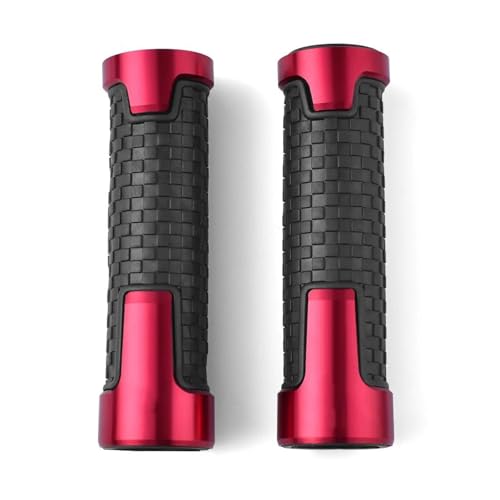Motorrad Griff Für KX65 KX80 KX85 KX125 KX250 KX250F KX450F Zubehör Motorrad Rutschfester Lenkergriff Gasgriff CNC Lenkergriffe Motorrad-Lenkergriffe(Red) von WestCH