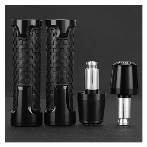 Motorrad Griff Motorrad CNC Aluminium Lenkergriffe Schieberkappe Stecker Lenkerende Für CBF600/SA CBF 600 2006 2007-2009 2010 2011 2012 2013 Motorrad-Lenkergriffe(Black Black) von WestCH