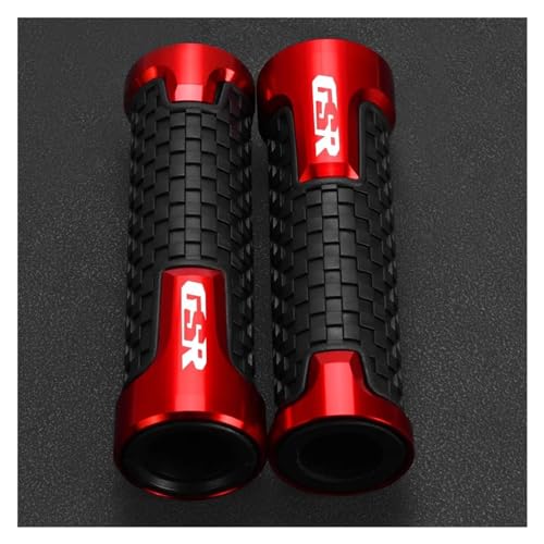 Motorrad Griff Motorrad-Lenkergriffe, Griffenden, Stecker, Schieberkappen FÜR SUZUKI GSR400 GSR600 GSR750 GSR 400 600 750 2006-2023 2022 2021 Motorrad-Lenkergriffe(Red) von WestCH