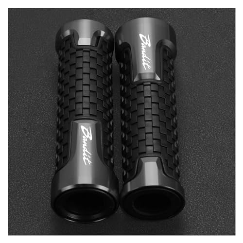 Motorrad Griff Motorrad-Lenkergriffe Handgriff-Endstopfen Schieberkappe Für SUZUKI GSF1200 N/S BANDIT 1200 1997-2006 2005 2004 2003 2001 2000 Motorrad-Lenkergriffe(Grey) von WestCH