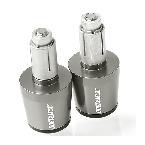 Motorrad Zubehör Lenker Griffe Hand Bar End 22mm Hand Kappe FÜR XJR1300 XJR 1300 1995-2003 1998 1999 2000 2001 2002(Grey) von WestCH