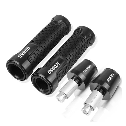 SCR950 Lenker Handgriffe FÜR SCR950 SCR 950 2017 2018 2019 2020 2021 Motorrad Zubehör Griff Bar Kappe Endet Stecker(Black) von WestCH