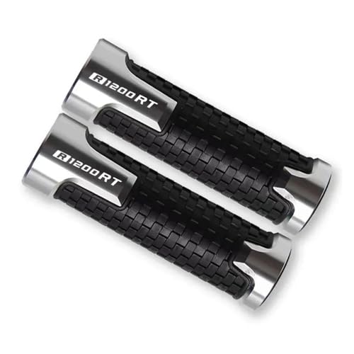 WestCH Motorrad Griff Für BMW R1200RT R1200 RT R 1200RT 2004-2021 2015 2014 Zubehör Motorrad Rutschfester Lenkergriff Gasgriff CNC Lenkergriffe Motorrad-Lenkergriffe(Silver) von WestCH