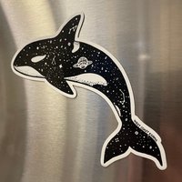 Galaxie Orca Magnet von WestCoastKarmaArt