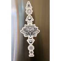 Heiliger Lotus Chakra Magnet von WestCoastKarmaArt