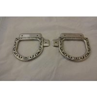 Jeremiah Watt Paar Hinten Flanke Cinch Platten Aus Rostfreiem Stahl Westernsattel Hardware Pferd Tack Dees von WestCoastTack