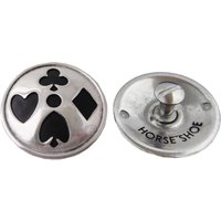 Neues Paar Jeremiah Watt Card Suit Screw Back Conchos Westernpferd Tack Hardware von WestCoastTack