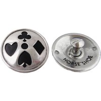 Neues Paar Jeremiah Watt Card Suit Screw Back Conchos Westernpferd Tack Hardware von WestCoastTack