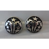 Pistolen-Packung Sechs Schütze Pistolen Paar Jeremiah Watt Trense Schraubverschlüsse Conchos Rosetten Westernpferd Tack Hardware von WestCoastTack