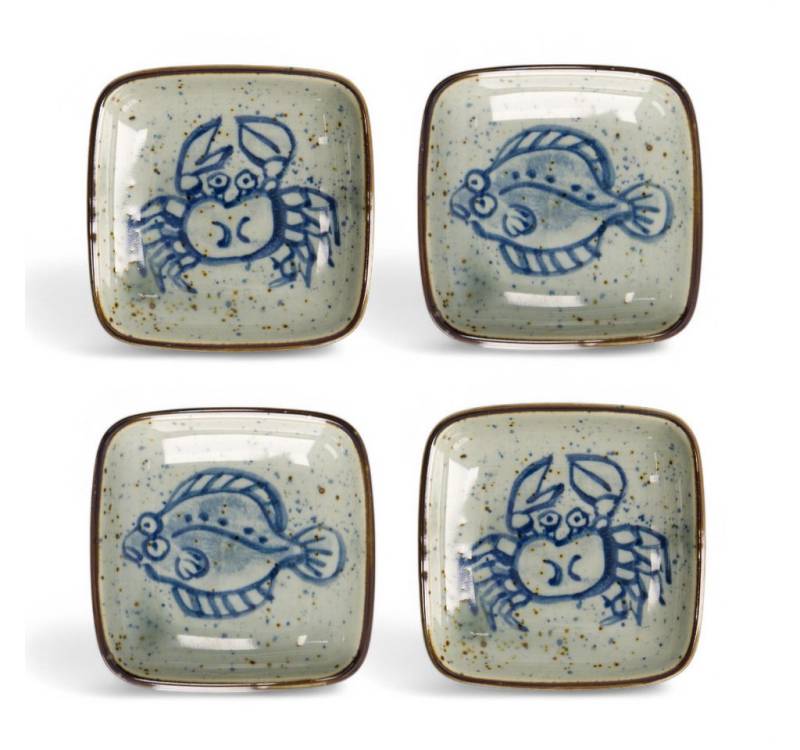 WestCraft Dipschale Sushi-accesories ASIATICA, Nippon Teller Bowl Schalen Soßenschälchen, Porzellan, Dipschalen aus hochwertigen Porzellan Sojasoße Schale Made in Japan von WestCraft