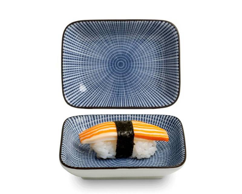WestCraft Dipschale Sushi-accesories ASIATICA, Nippon Teller Bowl Schalen Soßenschälchen, Porzellan, Dipschalen aus hochwertigen Porzellan Sojasoße Schale Made in Japan von WestCraft