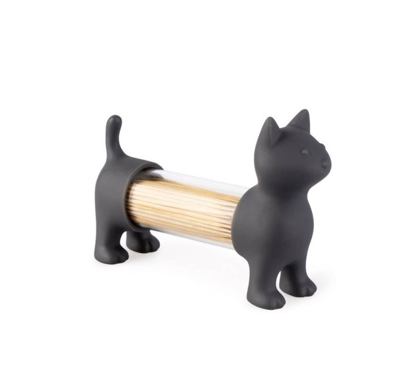 WestCraft Salz- / Pfefferstreuer Praktische Zahnstocherspender bzw. Salz und Pfefferstreuer Katze Hund, Spice up your life - Originell und langlebig Zahnstocher Salz Pfeffer von WestCraft