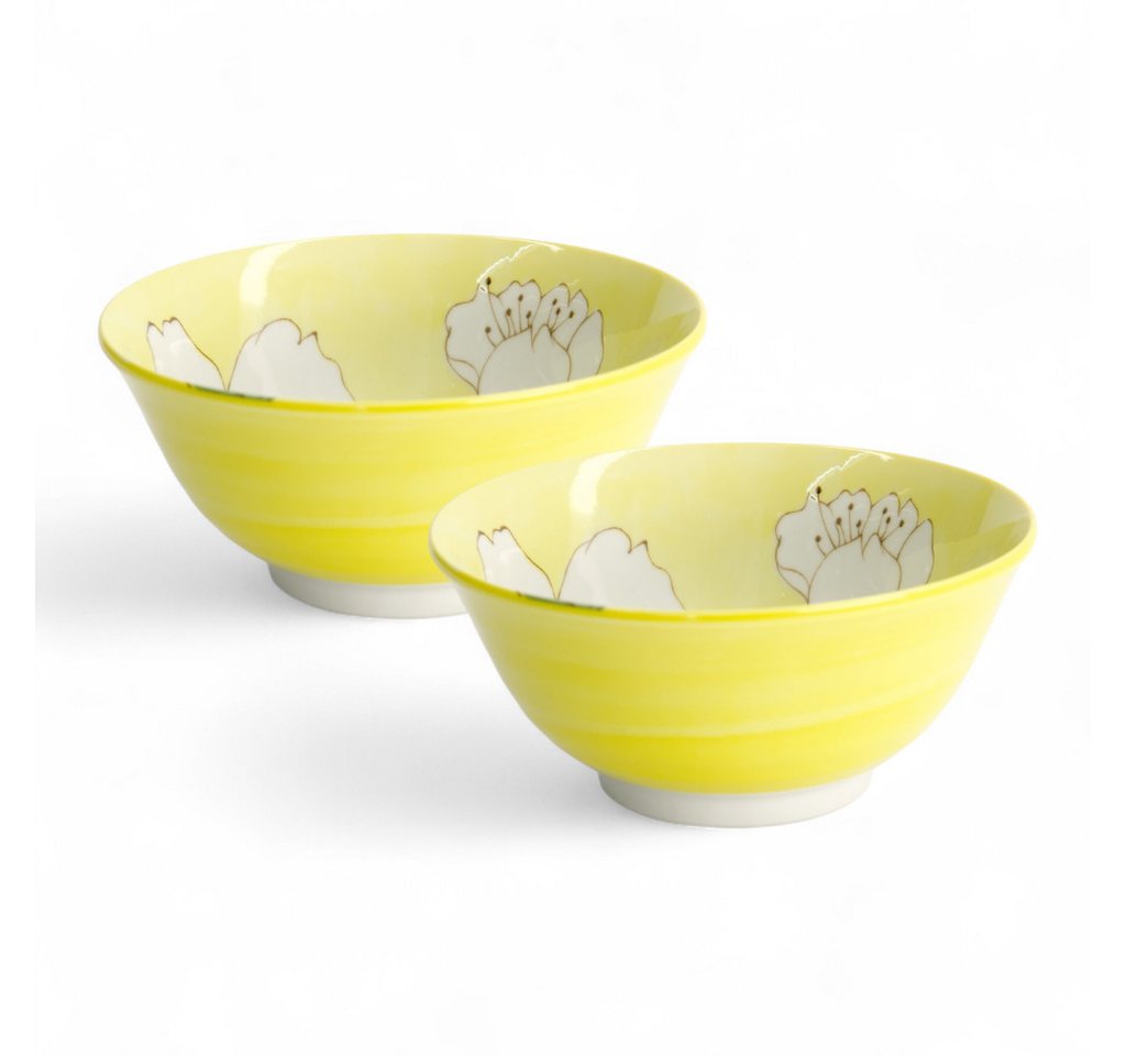 WestCraft Suppenschale Japan-Bowls ASIATICA- Ramen Schalen Porzellan 15cm 2er Set Suiren gelb, Porzellan, Hochwertig, asiatische Reis-, Nudel-, Tapas-, Udon-, Müsli-Schüssel WestCraft Suppenschale Japan-Bowls ASIATICA- Ramen Schalen Porzellan 15cm 2er Set Suiren gelb, Porzellan, Hochwertig, asiatische Reis-, Nudel-, Tapas-, Udon-, Müsli-Schüssel von WestCraft