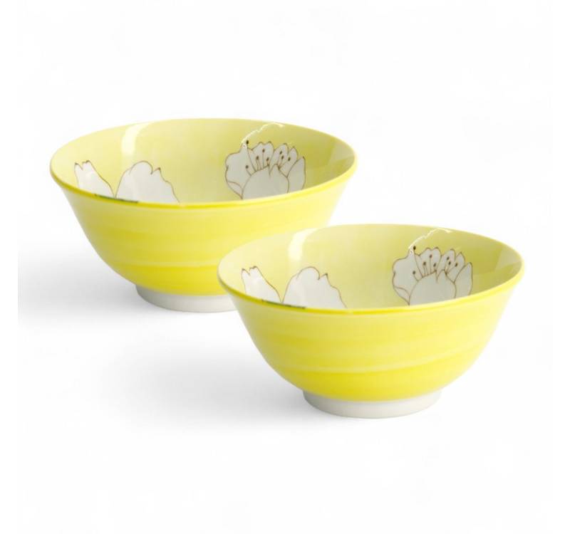 WestCraft Suppenschale Japan-Bowls ASIATICA- Ramen Schalen Porzellan 15cm 2er Set Suiren gelb, Porzellan, Hochwertig, asiatische Reis-, Nudel-, Tapas-, Udon-, Müsli-Schüssel WestCraft Suppenschale Japan-Bowls ASIATICA- Ramen Schalen Porzellan 15cm 2er Set Suiren gelb, Porzellan, Hochwertig, asiatische Reis-, Nudel-, Tapas-, Udon-, Müsli-Schüssel von WestCraft