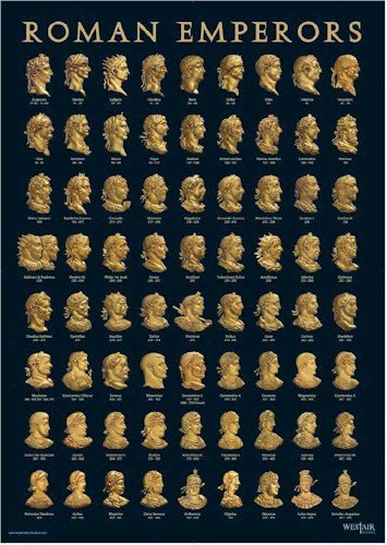 Westair Roman Emperors Poster – A3 Size by von Westair