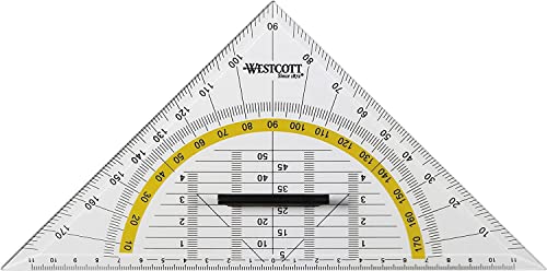 WESTCOTT E-10134 BP Set Square 22 cm with Handle von Westcott