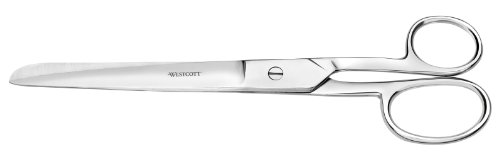 Westcott E-30811 00 Ganzstahl-Schere Steel 25,3 cm, Silber von Westcott