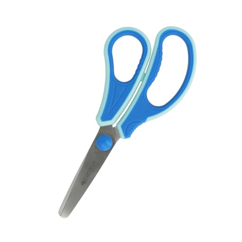 Westcott GRIPEEZE Kinderschere Blau Rechtshänder | Schere mit ergonomischem Griff für Vorschulkinder | Bastelschere 14 cm ideal für Kinderhände | Sicherheit durch abgerundete Spitze | E-21572 00 Westcott GRIPEEZE Kinderschere Blau Rechtshänder | Schere mit ergonomischem Griff für Vorschulkinder | Bastelschere 14 cm ideal für Kinderhände | Sicherheit durch abgerundete Spitze | E-21572 00 von Westcott