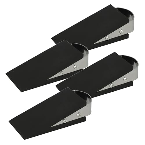 Westcott Türstopper in Keilform Schwarz 4 Stück | Gummi Türstopper mit Edelstahl Griff | Rutschfeste Unterfläche | Passend für alle Türen und Böden | 12cm x 5cm x 3cm | E-19000 00 Westcott Türstopper in Keilform Schwarz 4 Stück | Gummi Türstopper mit Edelstahl Griff | Rutschfeste Unterfläche | Passend für alle Türen und Böden | 12cm x 5cm x 3cm | E-19000 00 von Westcott