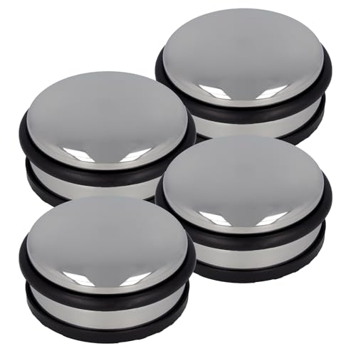 Westcott Türstopper aus Edelstahl 4 Stück | Runder Türstopper mit 1,2kg Eigengewicht | Türschonender Gummiring | Extra rutschfeste Unterseite | ⌀ 10cm, Höhe 4cm | Stabil bei Durchzug | E-19001 00 Westcott Türstopper aus Edelstahl 4 Stück | Runder Türstopper mit 1,2kg Eigengewicht | Türschonender Gummiring | Extra rutschfeste Unterseite | ⌀ 10cm, Höhe 4cm | Stabil bei Durchzug | E-19001 00 von Westcott