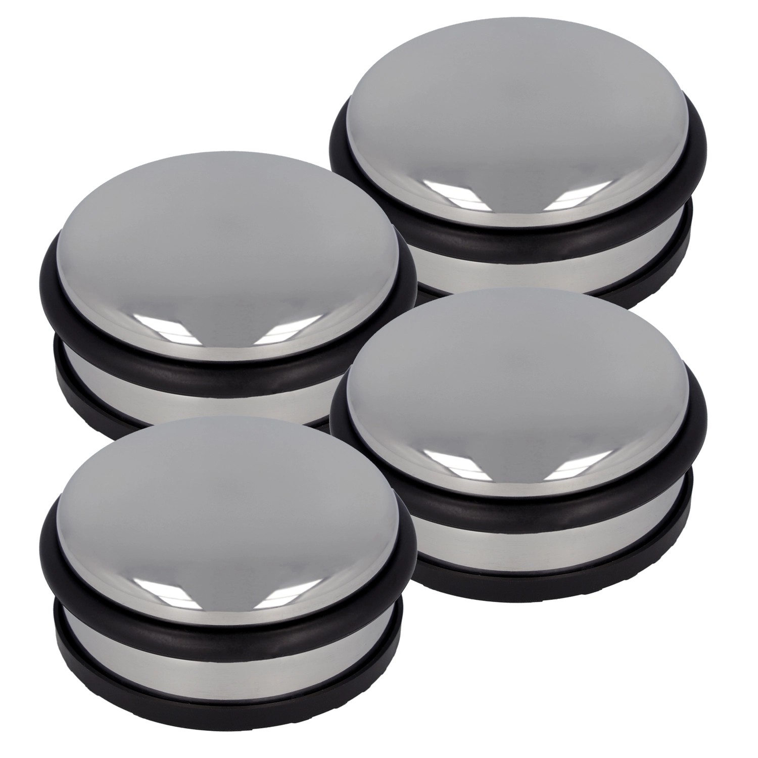 Westcott Türstopper aus Edelstahl Rund Silber 4 Stück Westcott Türstopper aus Edelstahl Rund Silber 4 Stück von Westcott