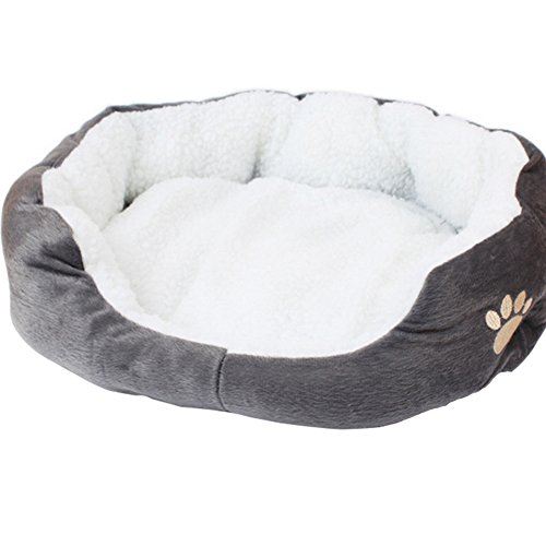 Westeng 1 Stück Ultra-weiche Baumwolle Welpen Nest Katzenbett, kleine Haustierbett Teddy Kennel waschbar,50 x 40 x 15 cm von Westeng