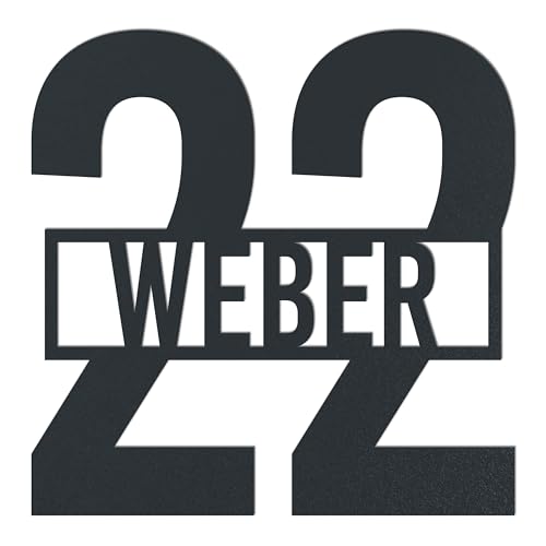 WesterWerk Modernes Hausnummernschild mit Familienname – Wohnung must have Türschild für Einfahrt oder Tor, Edelstahl, Geschenk Umzug, Schild mit Wunschtext WesterWerk Modernes Hausnummernschild mit Familienname – Wohnung must have Türschild für Einfahrt oder Tor, Edelstahl, Geschenk Umzug, Schild mit Wunschtext von WesterWerk